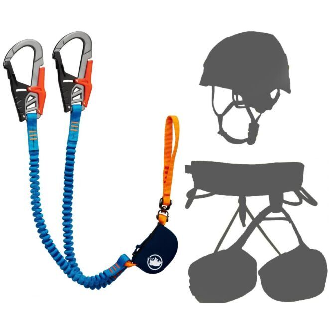 Oliunìd Deal Kit Mammut Skywalker Pro Turn set de vía ferrata + casco y arnés