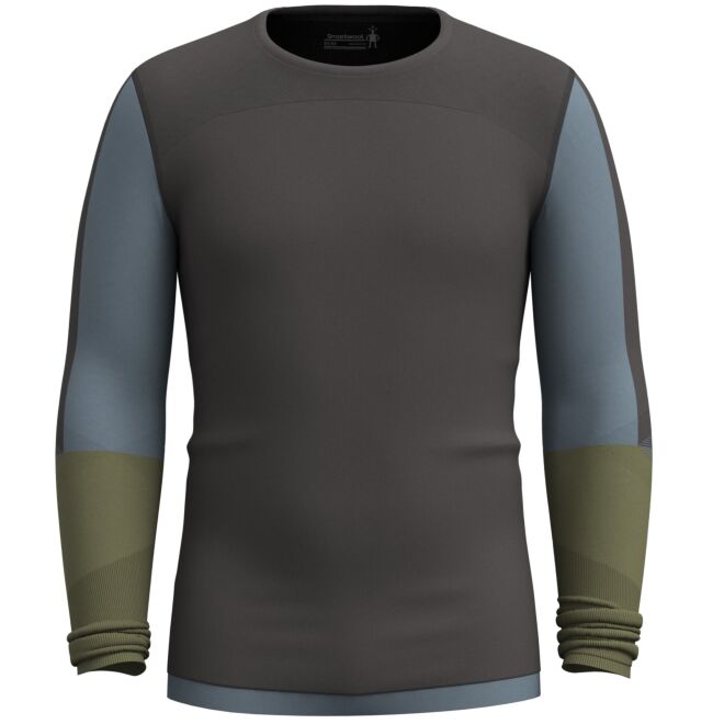 Smartwool Men's Intraknit Thermal Merino Base Layer Colorblock Crew camiseta térmica de manga larga para hombre
