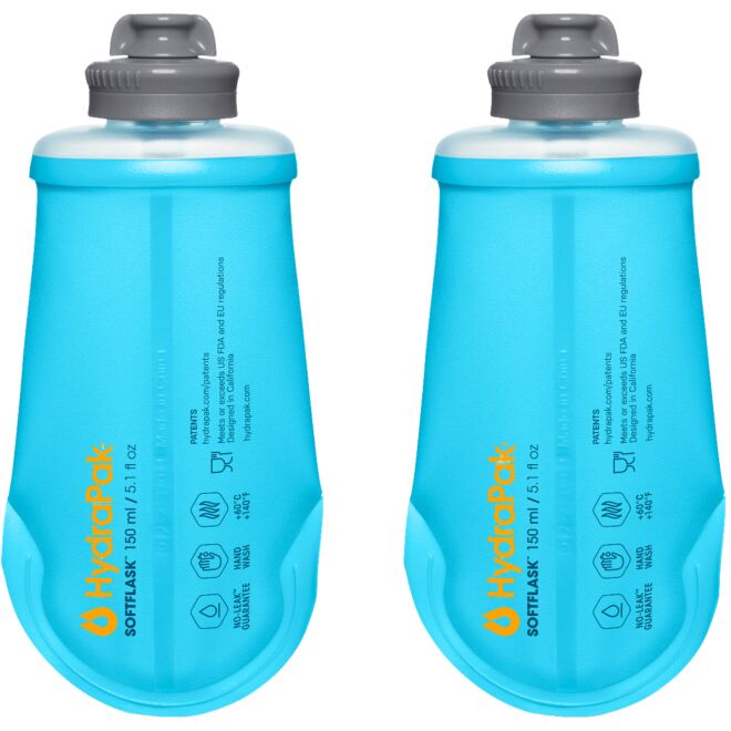 HydraPak SoftFlask 150 ml 2-Pack botellas blandas reutilizables