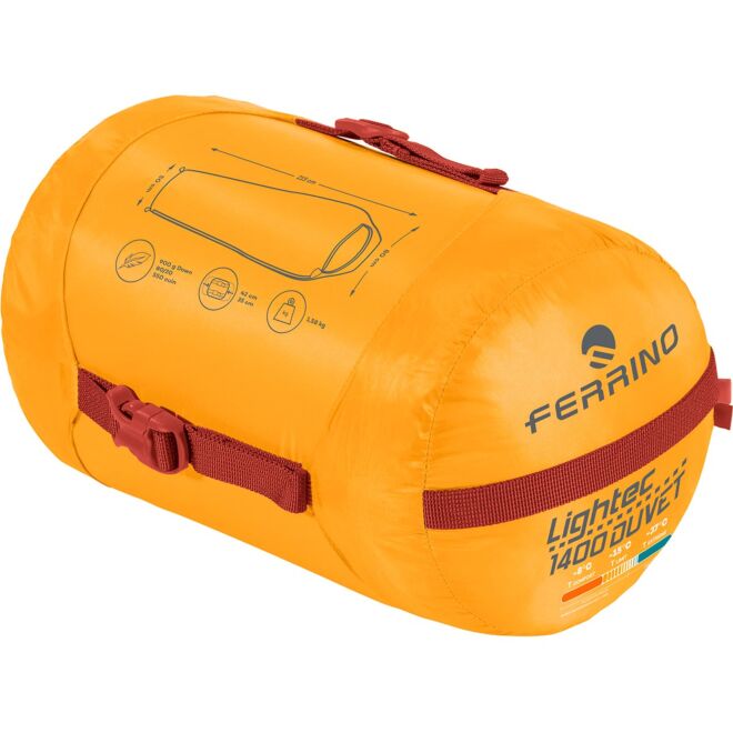 Ferrino Lightec 1400 Duvet RDS Down saco de dormir envío