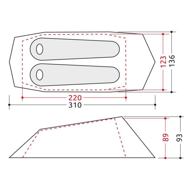 CAMP Minima 2 SL tienda de trekking