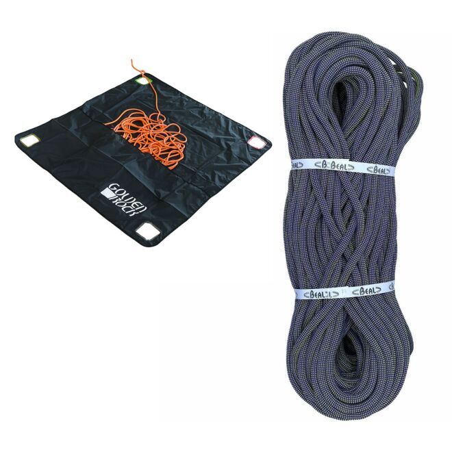 Oliunìd Kit Tuono 9.4 mm + telo porta corda Golden Rock Rope Tarp