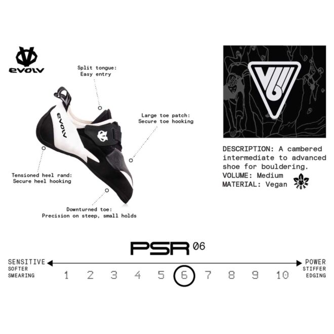 Evolv V6 zapatillas de escalada