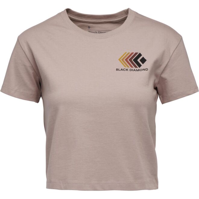BD Black Diamond W Faded Crop Tee camiseta mujer