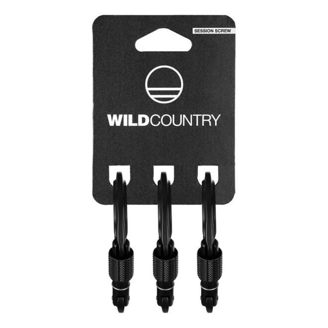 Wild Country Session Screw Gate 3 Pack mosquetón de seguridad escalada