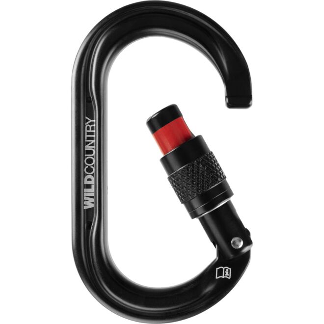 Wild Country Wild Oval Screwgate oval screwgate climbing carabiner