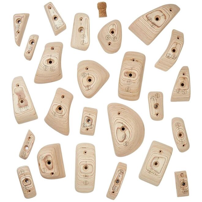 Moon Wood Holds Set B 24 presas de escalada