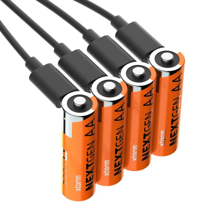 Xtorm Rechargeable AA Batteries USB-C pilas recargables paquete de 4