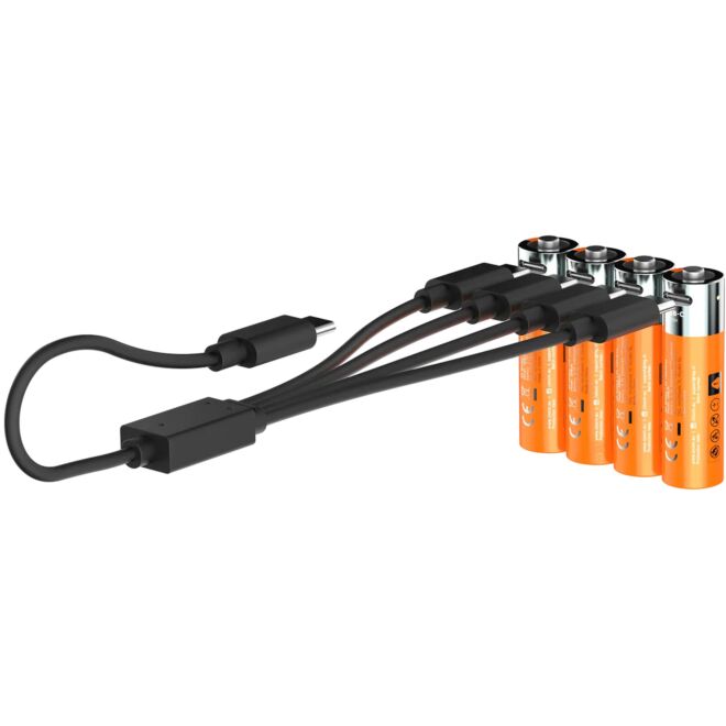 Xtorm Rechargeable AA Batteries USB-C pilas recargables paquete de 4