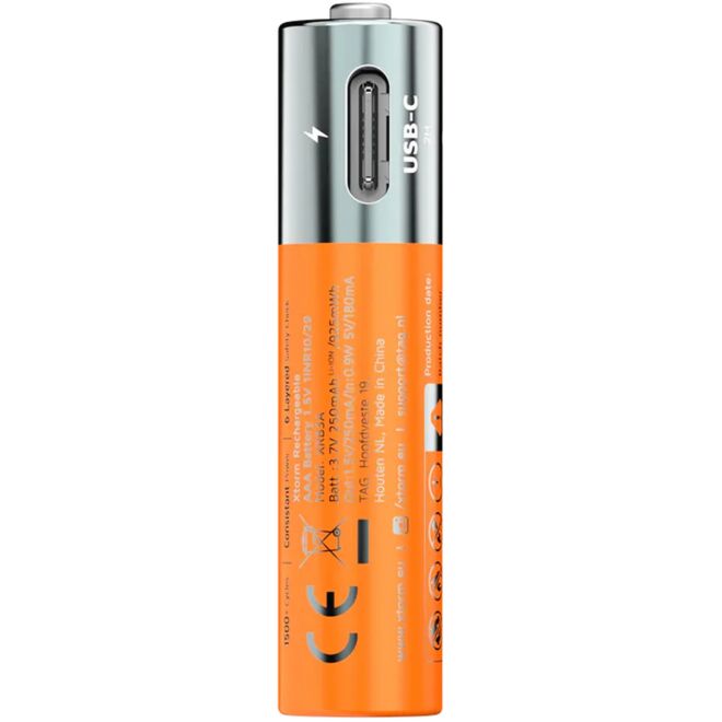 Xtorm Rechargeable AAA Batteries USB-C pilas recargables paquete de 4