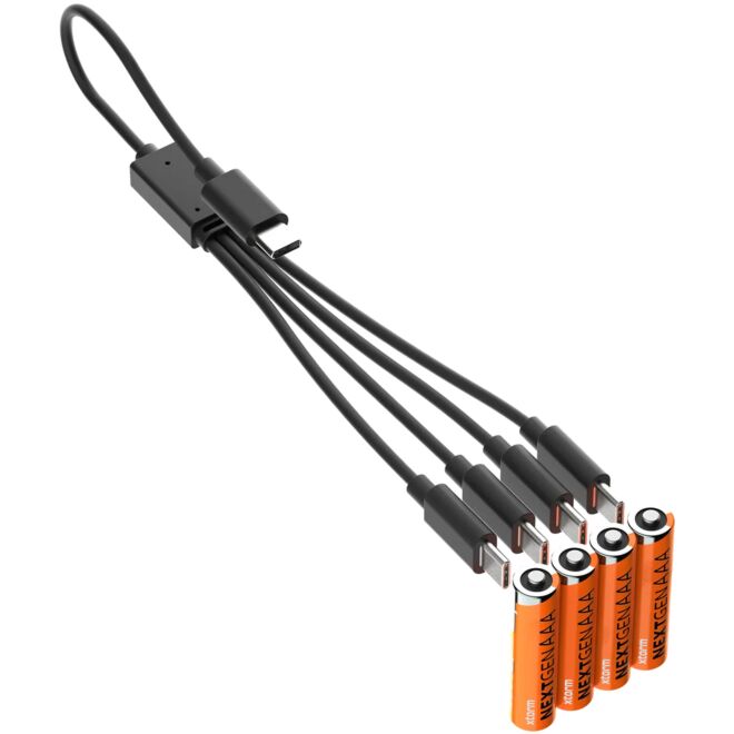 Xtorm Rechargeable AAA Batteries USB-C pilas recargables paquete de 4