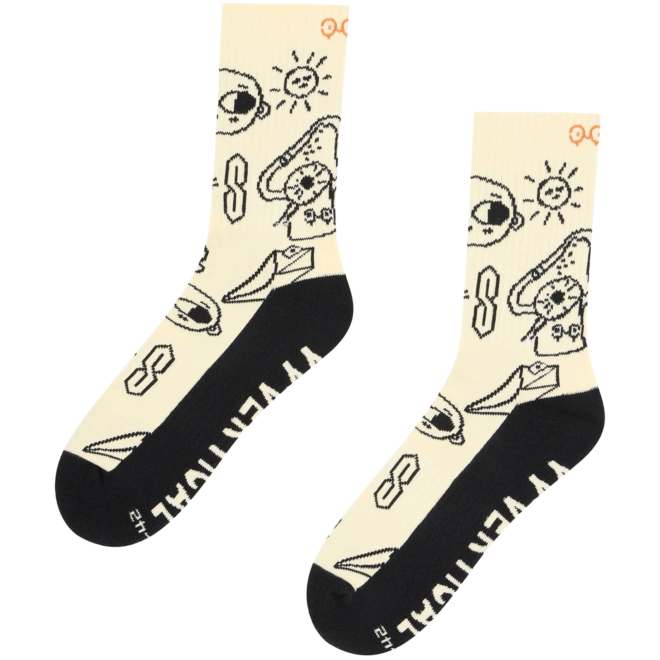 YY Vertical Climber Doodle Socks calcetines