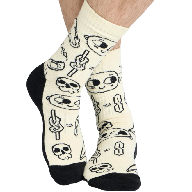 YY Vertical Climber Doodle Socks calcetines