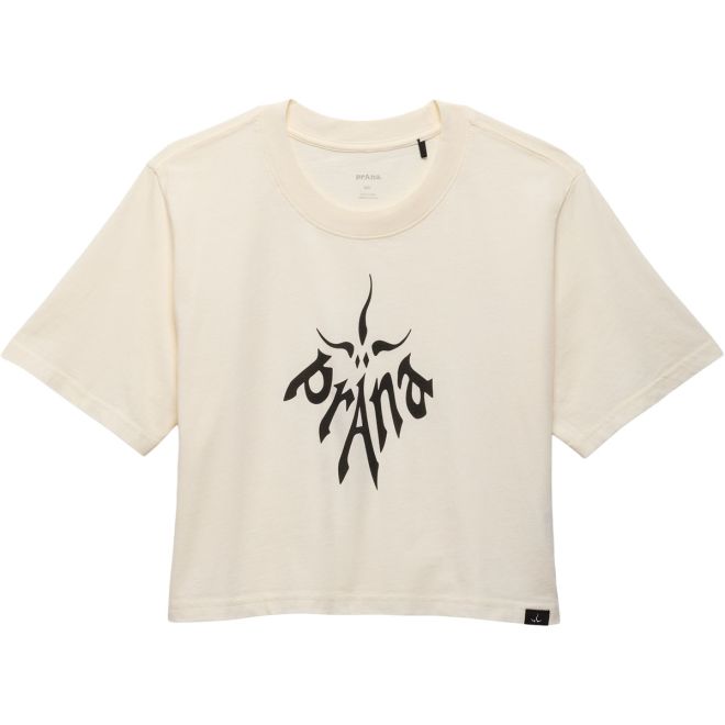 Prana Heritage Graphic Crop Tee camiseta mujer