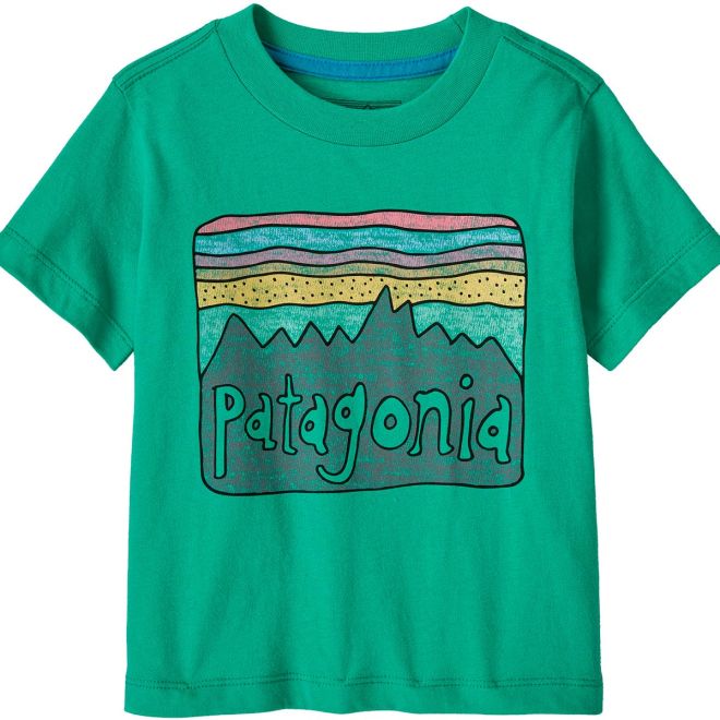Patagonia Baby Fitz Roy Skies camisetas niño