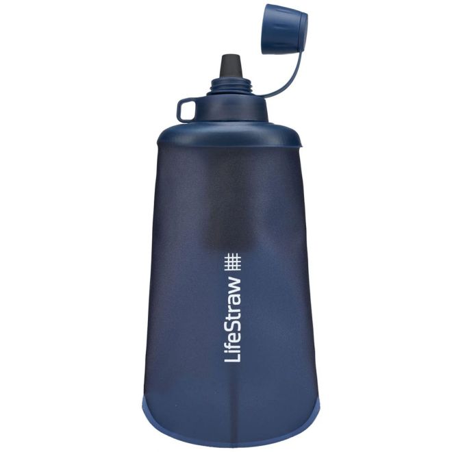 LifeStraw Peak Series Collapsible Squeeze Bottle with Filter bottle plegable con filtro