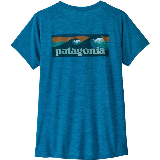 Patagonia W's Cap Cool Daily Shirt - Boardshort Logo camiseta mujer