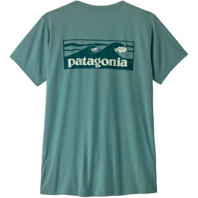 Patagonia W's Cap Cool Daily Shirt - Boardshort Logo camiseta mujer