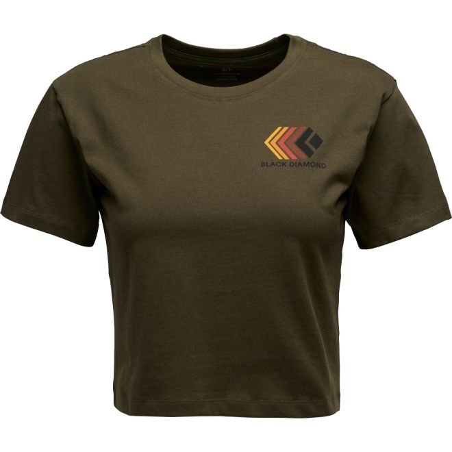 BD Black Diamond W Faded Crop Tee camiseta mujer