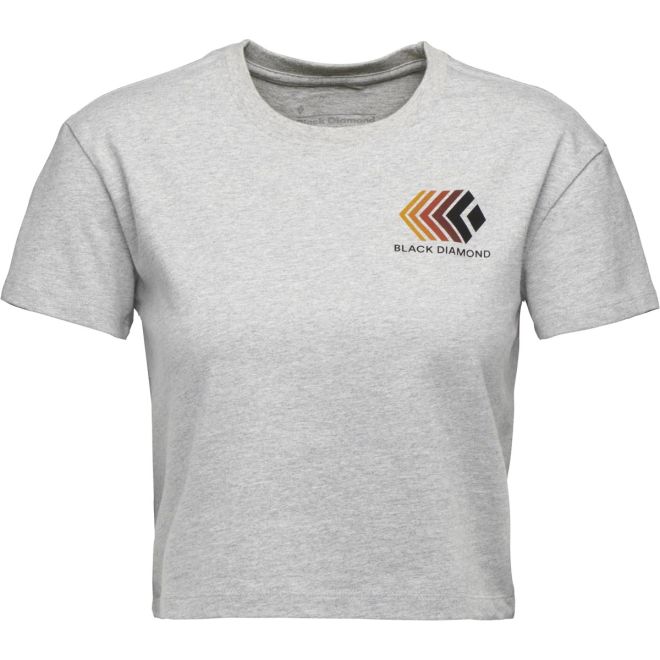 BD Black Diamond W Faded Crop Tee camiseta mujer