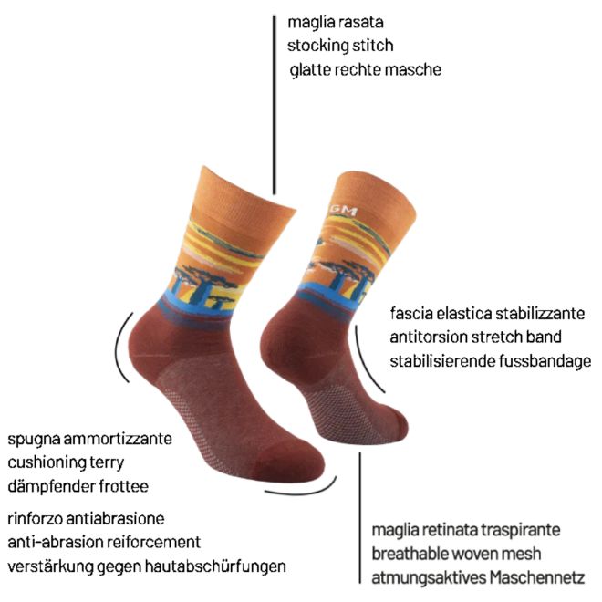 Calze GM Reactive Baobab 6000 socks trekking