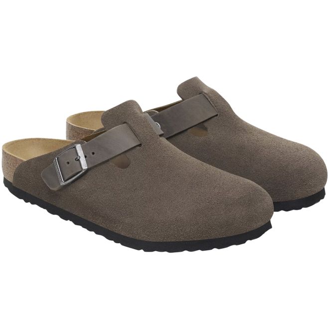 Birkenstock Boston Suede Leather sandalias