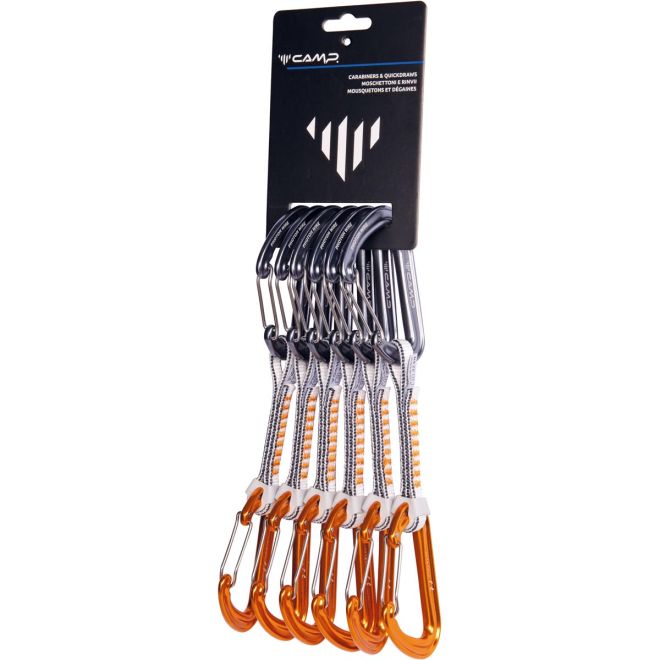 CAMP Set 6 Photon Wire Express KS Dyneema 6 pack de cintas de escalada